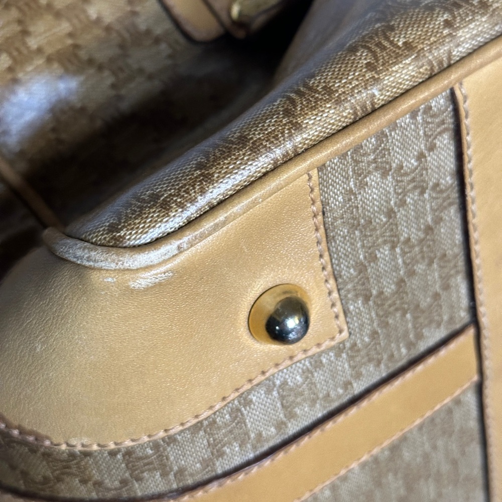 Vintage Celine Macadam Boston Bag. - Picture 9 of 16